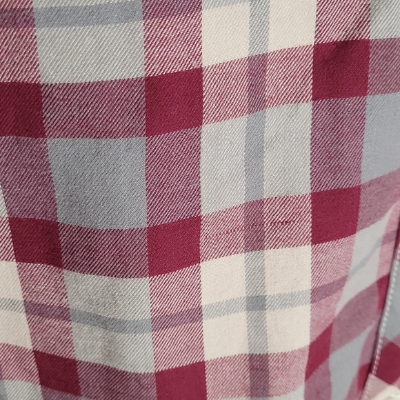 The Great Burgandy Plaid Button Dowm - Picture 4 of 7
